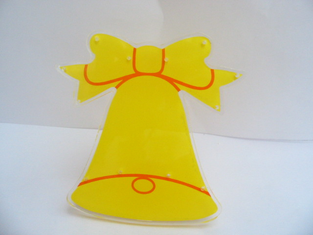 1Pc Yellow Bell Earring Ear Stud Display Stand Holds 6prs